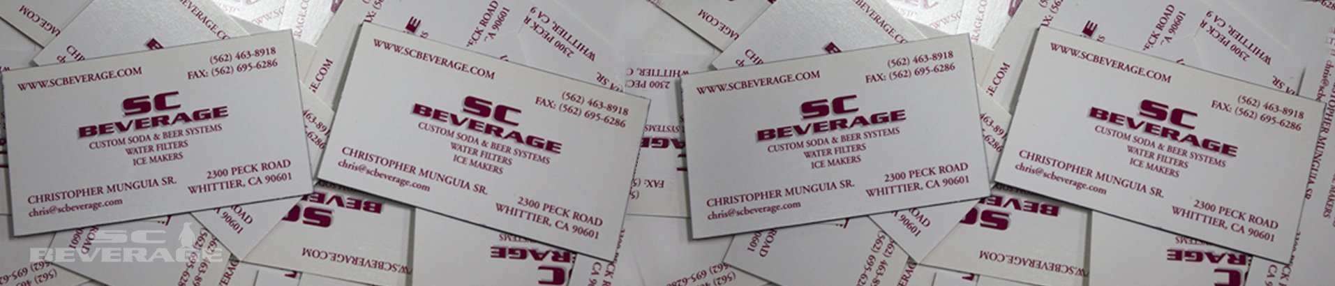 sc beverage business cards image